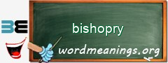 WordMeaning blackboard for bishopry